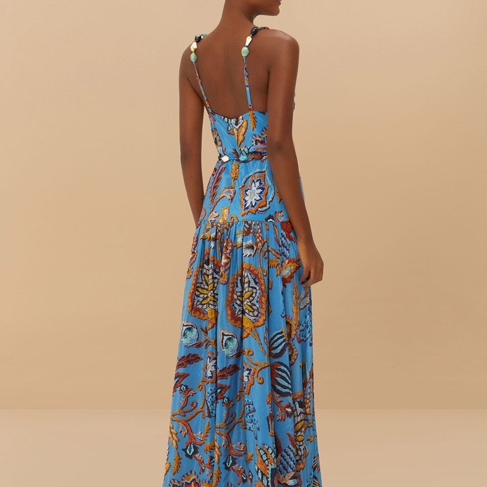 NWT FARM RIO SUNSET TAPESTRY DRESS SIZE S - Picture 2 of 6